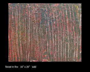 forest in fire by Costabrero